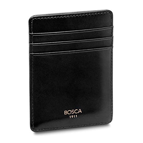Bosca Old Leather RFID Blocking Front Pocket Wallet with Magnetic Money Clip - Leather Wallet for Men - Image 1