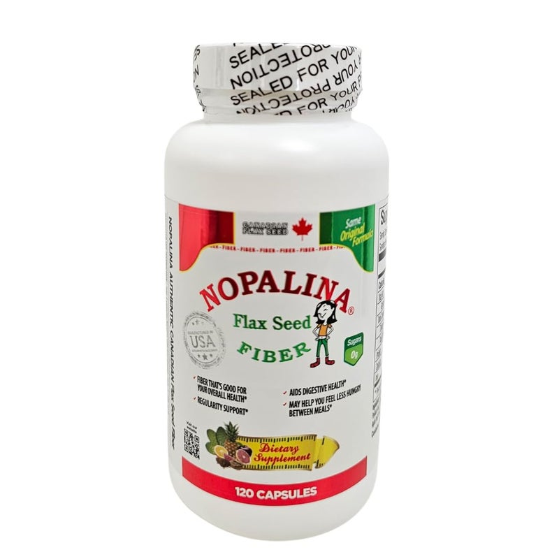 Nopalina Flax Seed Fiber 120 Capsules