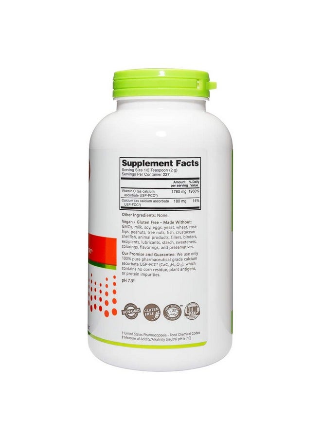 Nutribiotic - Calcium Ascorbate Vitamin C Powder 16 Oz ; Essential Antioxidant & Collagen Supplement Buffered With Calcium ; Nonacidic & Easier On Digestion Than Ascorbic Acid ; Gluten & Gmo Free - Image 1