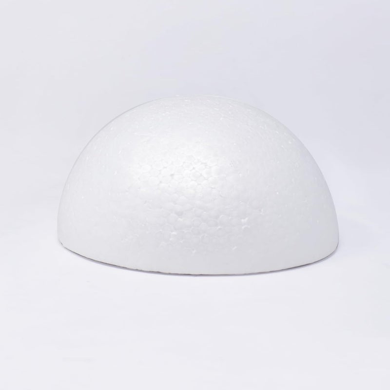 EVER SHINE 8" Craft Foam Half Ball - Smooth Half Foam Polystyrene Balls for Craft and Project, Pack of 4 - Image 4