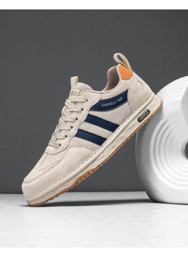 CARTELO Hot Sale】men's Retro Casual Shoes, Comfortable And Versatile Mesh Panels Sneakers, Trendy Breathable Men's Footwear - Image 1