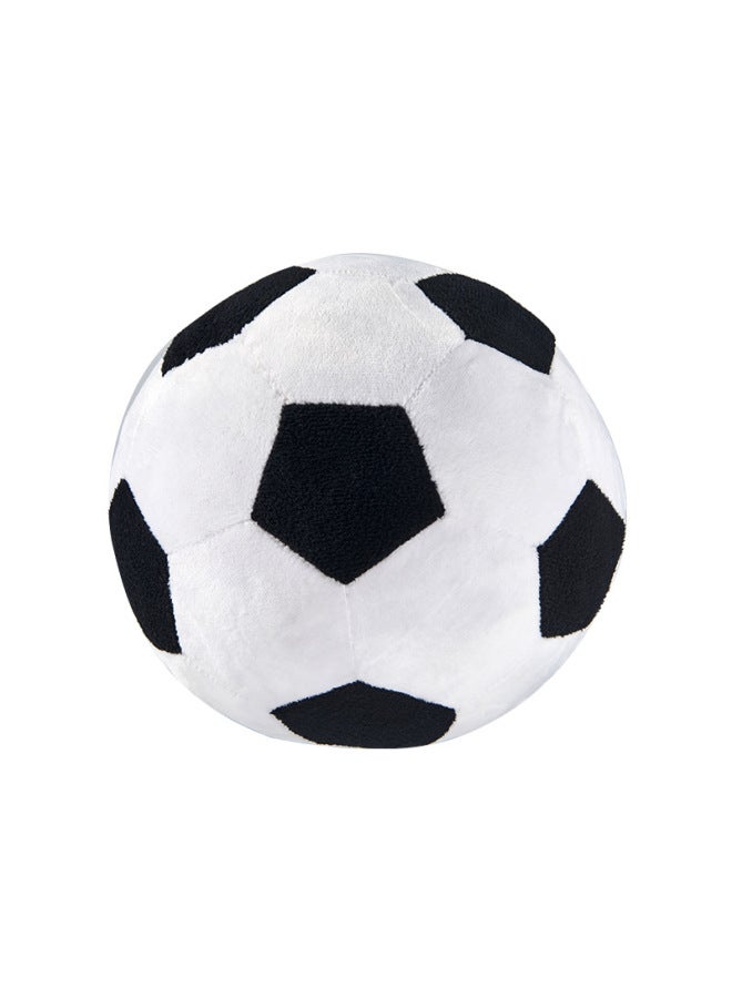 Creative Football Pillow Simulation Basketball Plush Toy Pillow Gift Cushion Doll Cushion Doll Doll 1:1 simulation toy-Football (diameter 22cm)