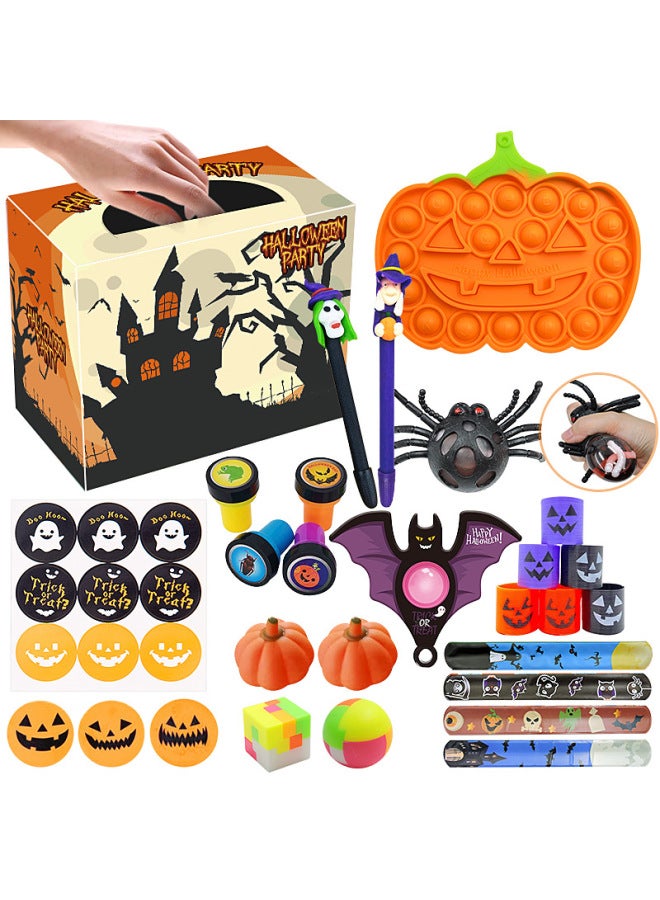 Loquat Cross Border  Blind Box Trick Toy Decompression Party Gift Set Mini Pumpkin Pinch Le Blind Box Toy-Color:st-018 - Image 2