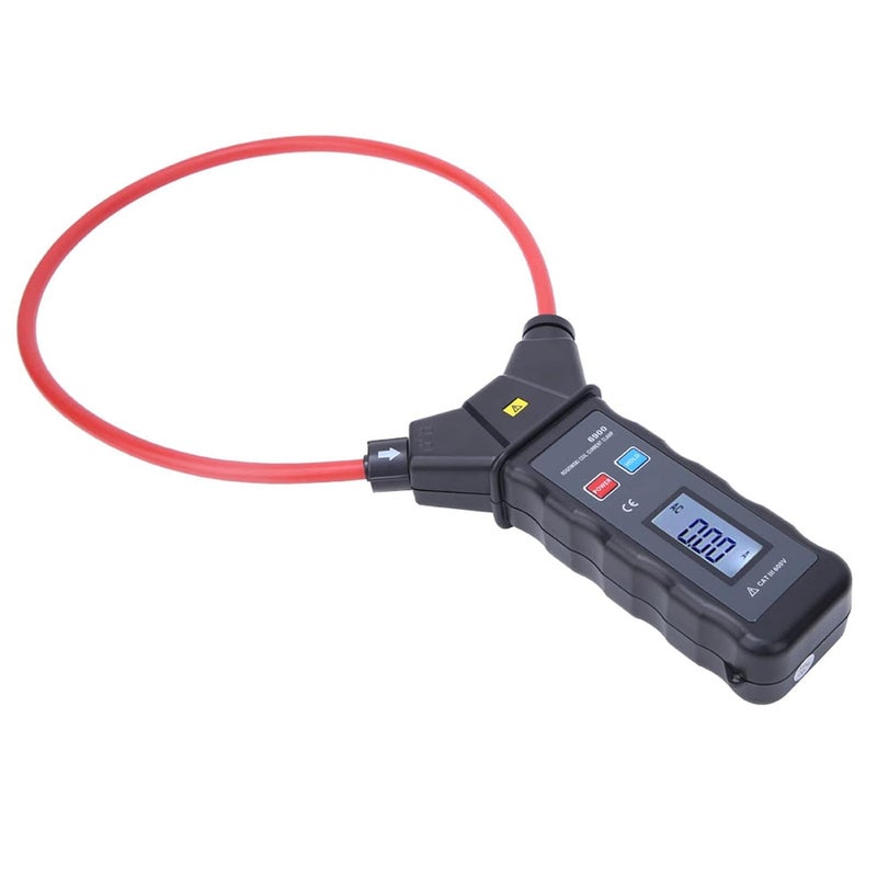 Multifunctional Flexible Coil Clamp Meter AC 0-9999A, High Resolution and Accuracy - Leakage Clamp Meter, Ground Telurometro Pinza Current Tester, Ideal for Electrical - Image 5