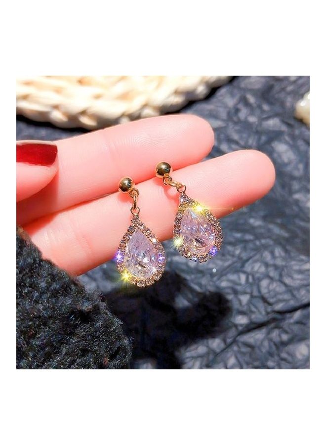 NIBEMINENT 1 Pair Women's Hypoallergenic Temperament Drop Shape Earrings - Image 2