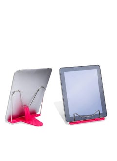 Book Stand for Reading, Book Holder Adjustable Cookbook Documents Holder Portable Sturdy Bookstands, for Recipes, Textbooks, Phone, Tablet
