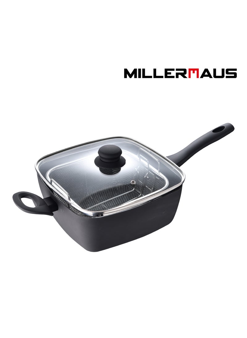 MILLERHAUS Millerhaus Blossom Sqaure Pan 25.8cm Press Aluminium  - Image 1