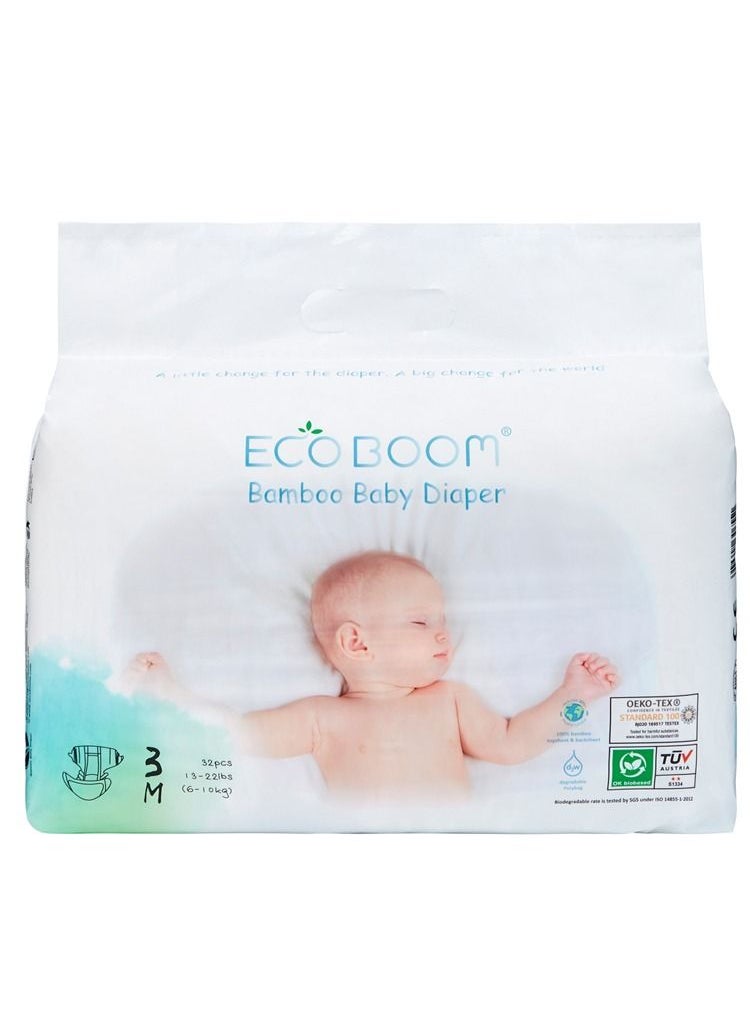 Eco boom - Eco Boom - Premium Bamboo Diapers Size 3 - 32pcs - Image 1