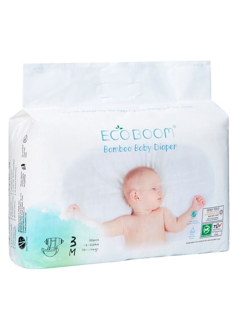 Eco boom - Eco Boom - Premium Bamboo Diapers Size 3 - 32pcs - Image 1