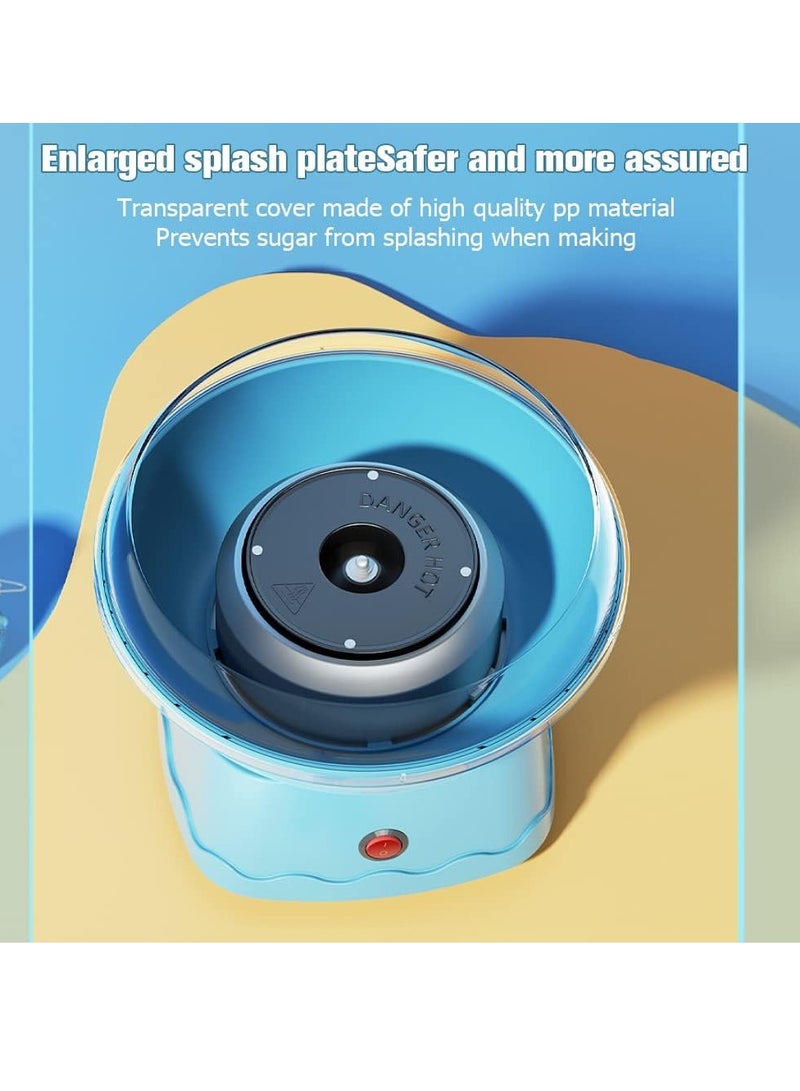 Barakah Cotton Candy Machine for Kids, Electric Cotton Candy Maker with Splash-Proof Plate, Portable Marshmallow Machine, Desktop Sugar Floss Maker for Home, Kids' Birthday, Family Party - Image 4