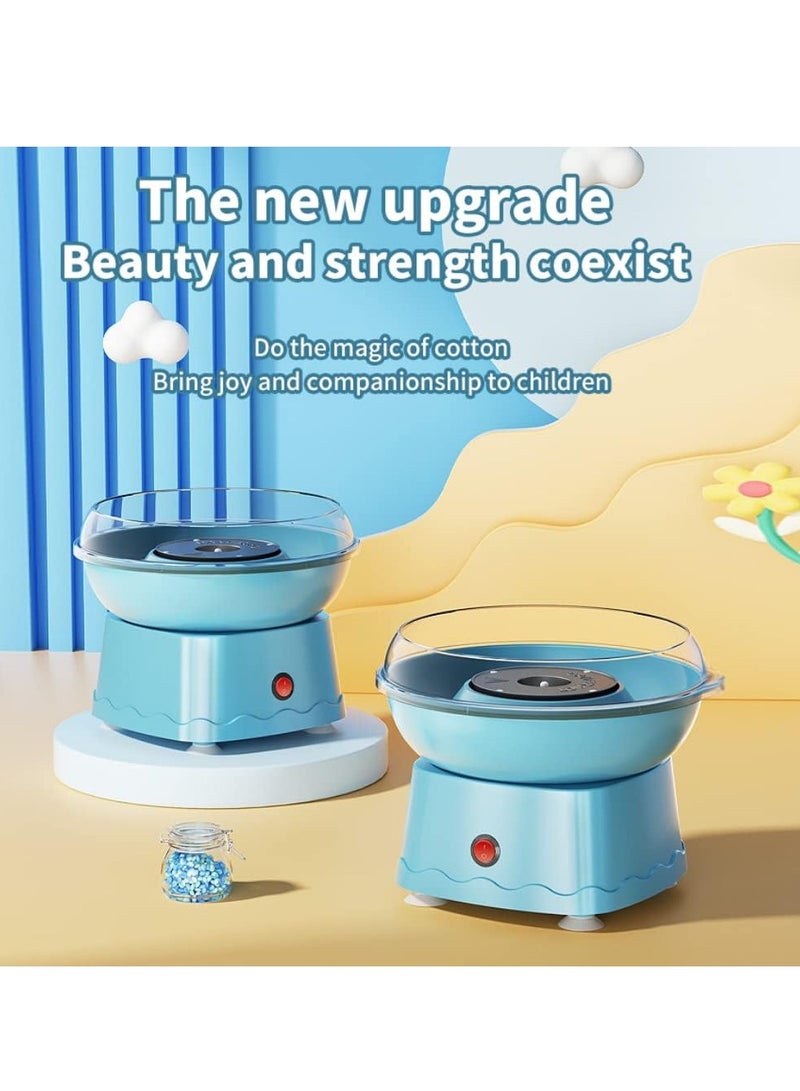Barakah Cotton Candy Machine for Kids, Electric Cotton Candy Maker with Splash-Proof Plate, Portable Marshmallow Machine, Desktop Sugar Floss Maker for Home, Kids' Birthday, Family Party - Image 3