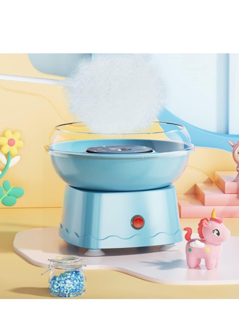 Barakah Cotton Candy Machine for Kids, Electric Cotton Candy Maker with Splash-Proof Plate, Portable Marshmallow Machine, Desktop Sugar Floss Maker for Home, Kids' Birthday, Family Party - Image 1