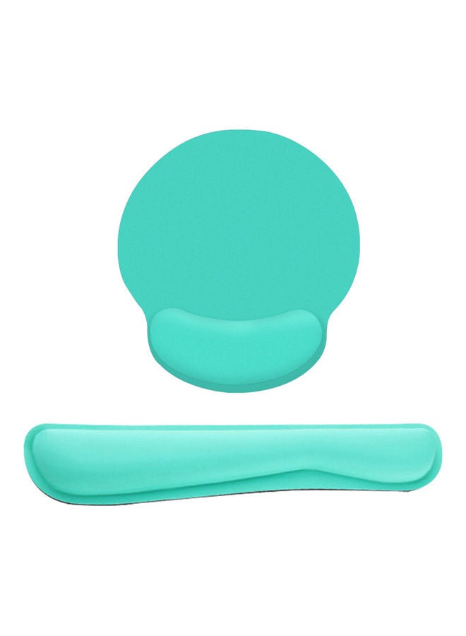 NIBEMINENT Keyboard Mouse Wrist Pad Green  - Image 1