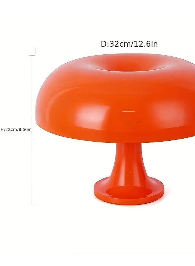 1pcs LED Mushroom Table Lamp For Hotel Bedroom Bedside Living Room Decoration Lighting Modern Minimalist Desk Lights
