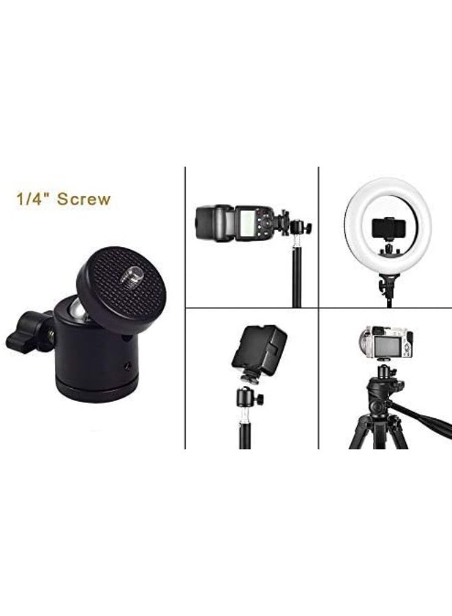 7ft Adjustable Phone Tripod with Rotating Ball Head and Mobile Phone Clip, Perfect for Photos, Vlogging, Online Shooting  - Image 3