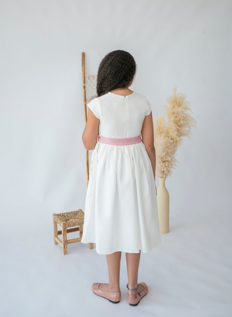 LALEENA Garden Gala Embroidered Dress - Image 4