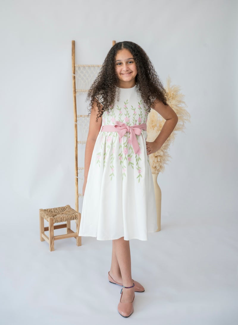 LALEENA Garden Gala Embroidered Dress - Image 1