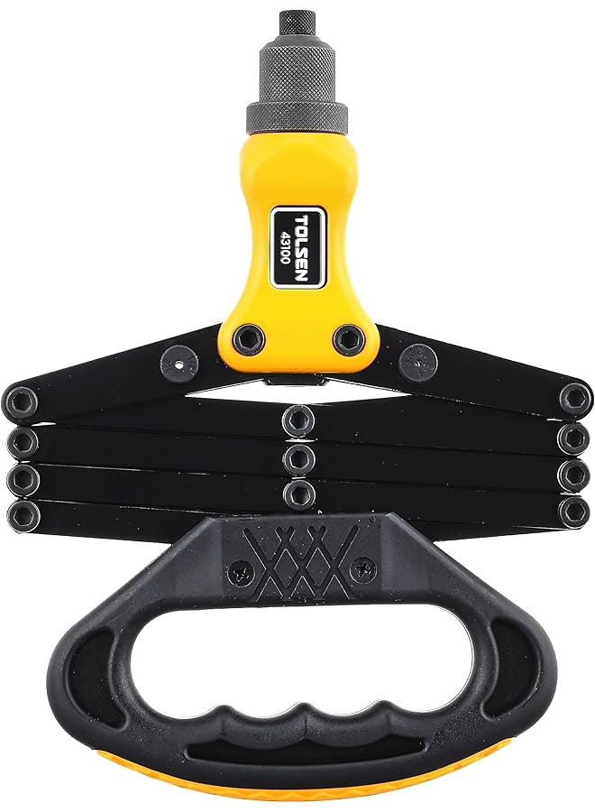 TOLSEN Heavy Duty Folding Hand Riveter 10-32" - Image 2