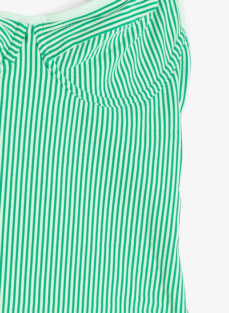 TOMMY HILFIGER Essential Seersucker Demi Cup Swimsuit - Image 3