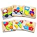SKYFIELD Wooden Vehicle Puzzles for 1 2 3 Years Old Boys Girls Toddler Educational Developmental Toys Gift with 6 Vehicle Baby Montessori Color Shapes Learning Puzzles Great Gift Ideas - Image 3