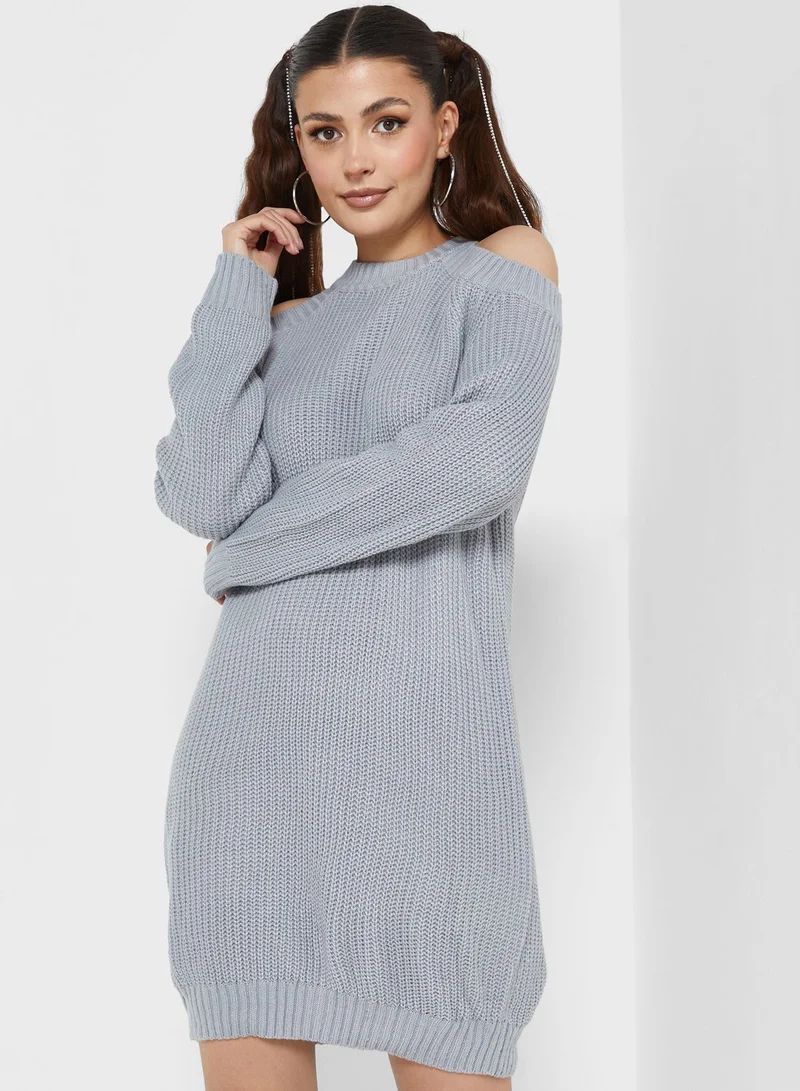 Ginger Cold Shoulder Cut Out Dress