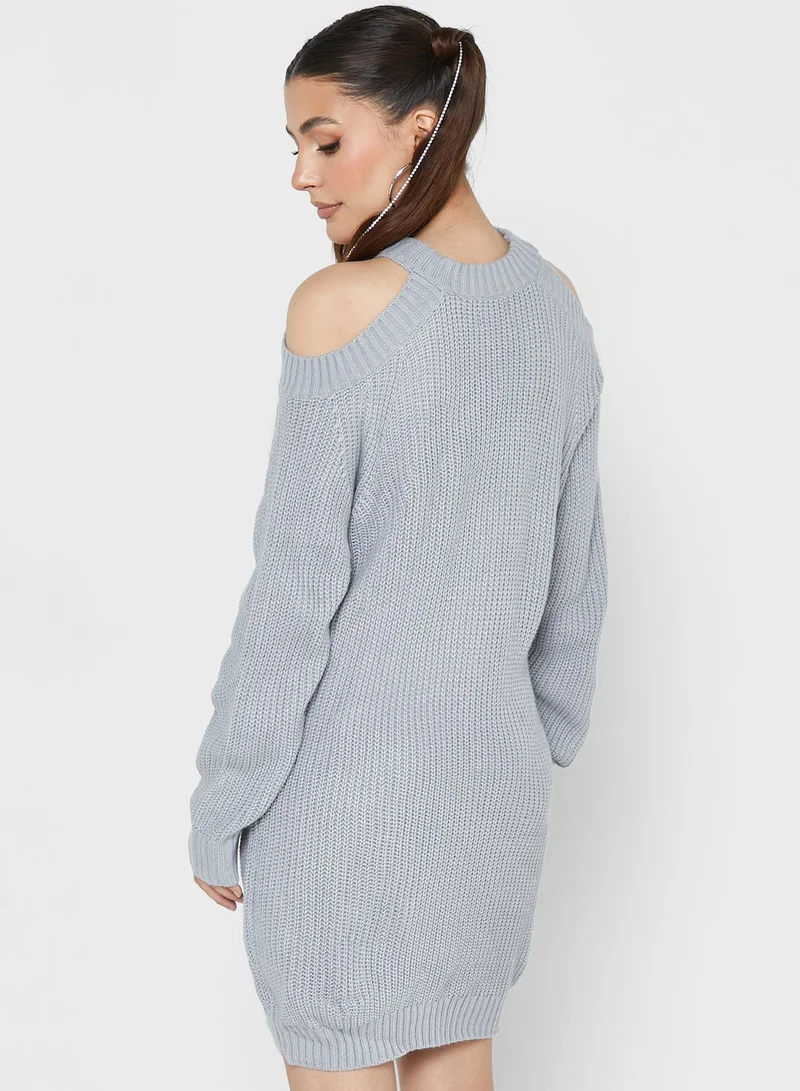 Ginger Cold Shoulder Cut Out Dress