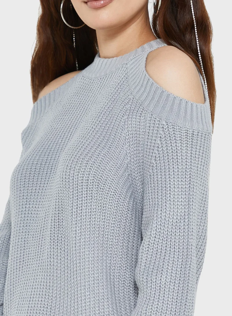 Ginger Cold Shoulder Cut Out Dress