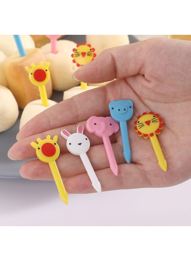 2024 Cartoon Fruit Fork Japanese Mini Fruit Sign Hot Children Fruit Fork Wholesale-Color:Boxed-Specifications:6pc Hat  - Image 3