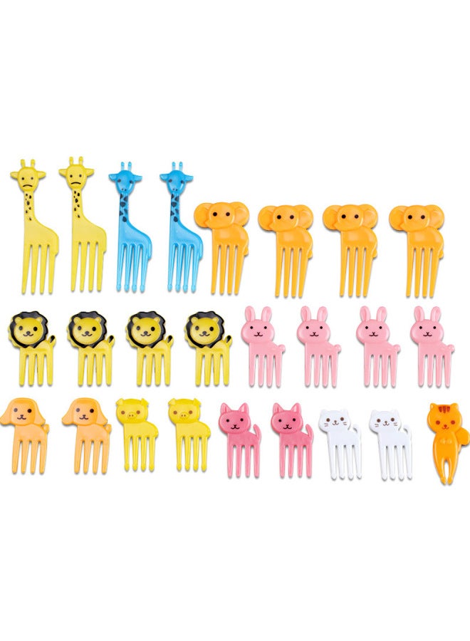 2024 Cartoon Fruit Fork Japanese Mini Fruit Sign Hot Children Fruit Fork Wholesale-Color:Boxed-Specifications:6pc Hat  - Image 4
