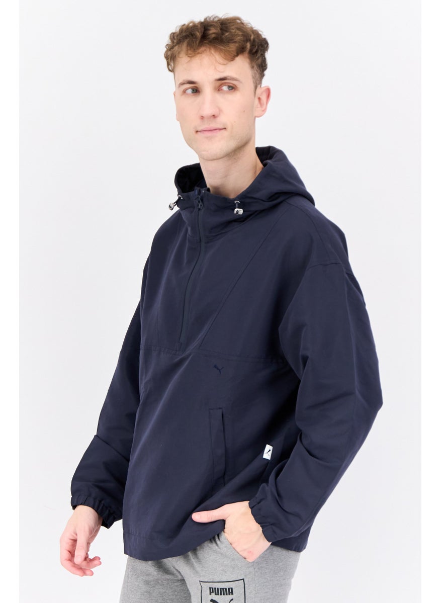 PUMA Men Sportswear Fit Half Zip Outdoor Jacket, Persian Night  - Image 2