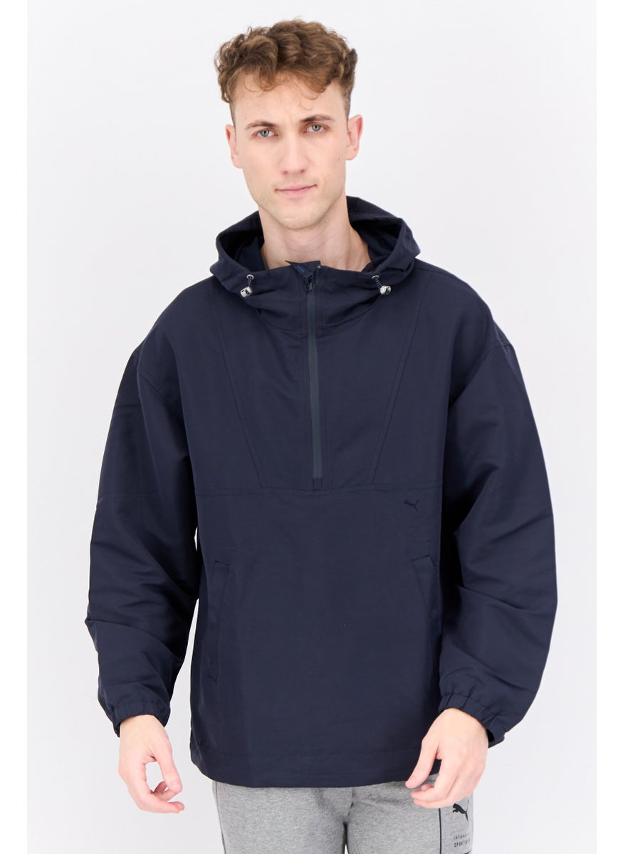 PUMA Men Sportswear Fit Half Zip Outdoor Jacket, Persian Night  - Image 1