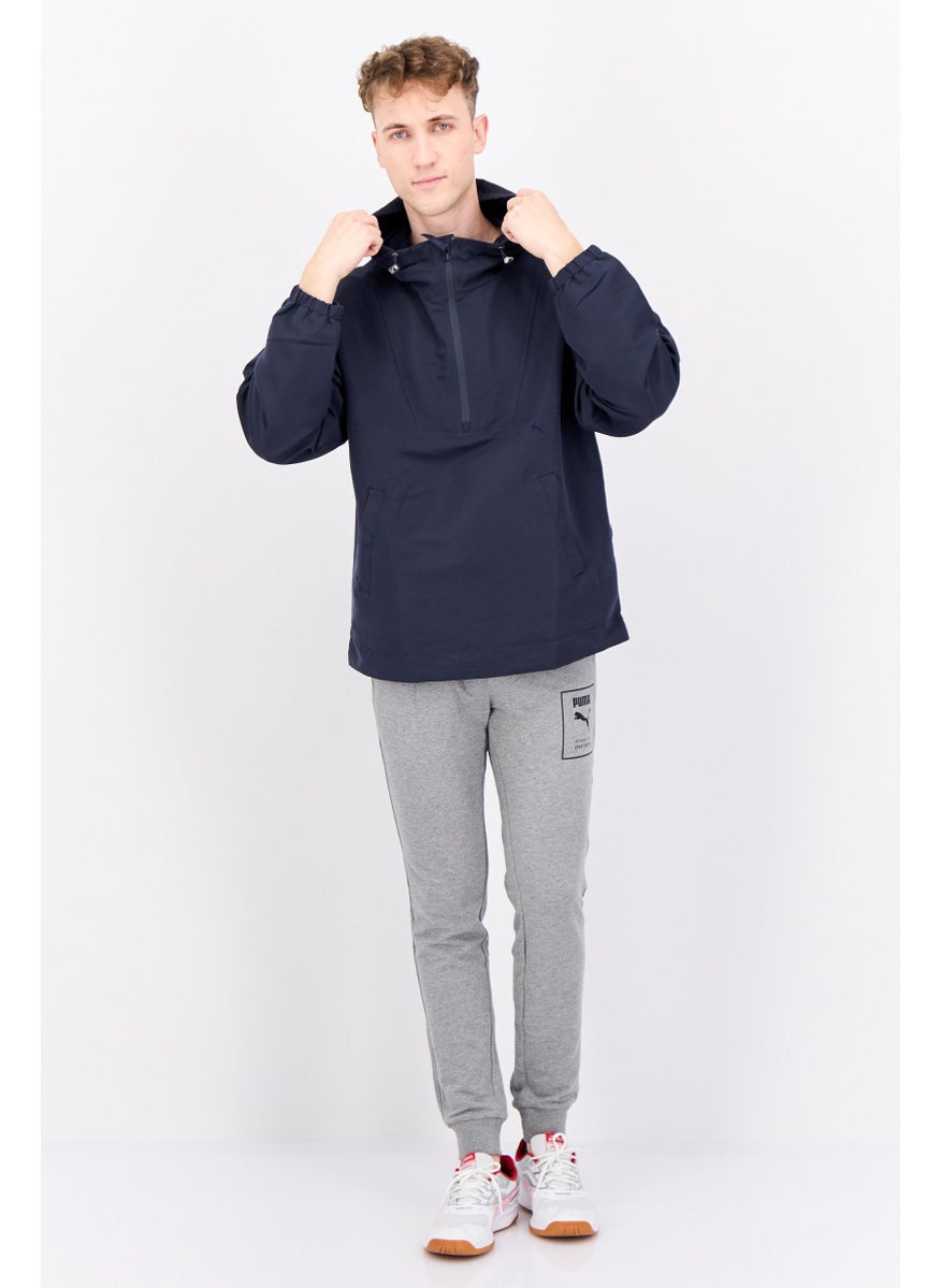 PUMA Men Sportswear Fit Half Zip Outdoor Jacket, Persian Night  - Image 4