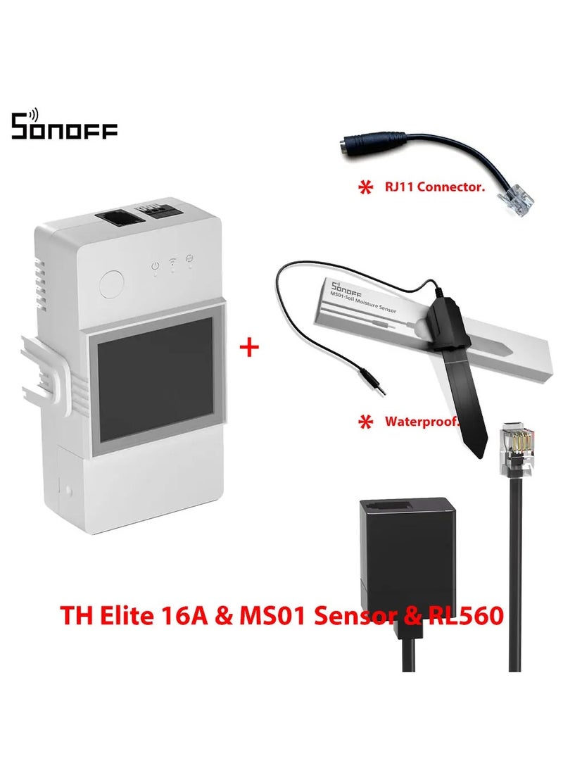 سونوف SONOFF MS01- مستشعر رطوبة التربة الذكي مع محول RJ11  - Image 4
