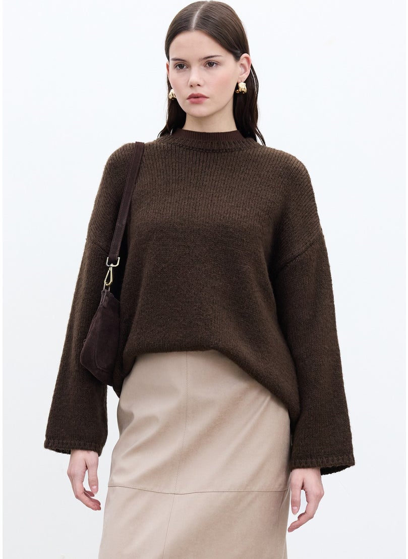 Oversized Sweater Brown - pzsku/Z2BB49F31CFF824B0A814Z/45/_/1741264999/e4075079-4f78-44cd-a132-46c835a57192