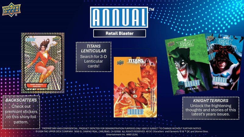 Upper Deck علبة بلستر لبطاقات التداول السنوية من دي سي كوميكس 2024 - Image 4