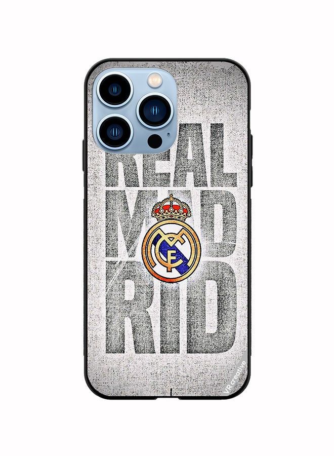 VR CREATIVE Protective Case Cover For Apple iPhone 13 Pro Real Madrid Logo Design Multicolour - Image 1
