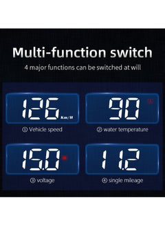 Generic Advanced M3 Car Head-Up Display with Multi-function OBD2 Interface, Real-Time Speed, RPM, Voltage, and Fatigue Driving Alerts  - Image 3