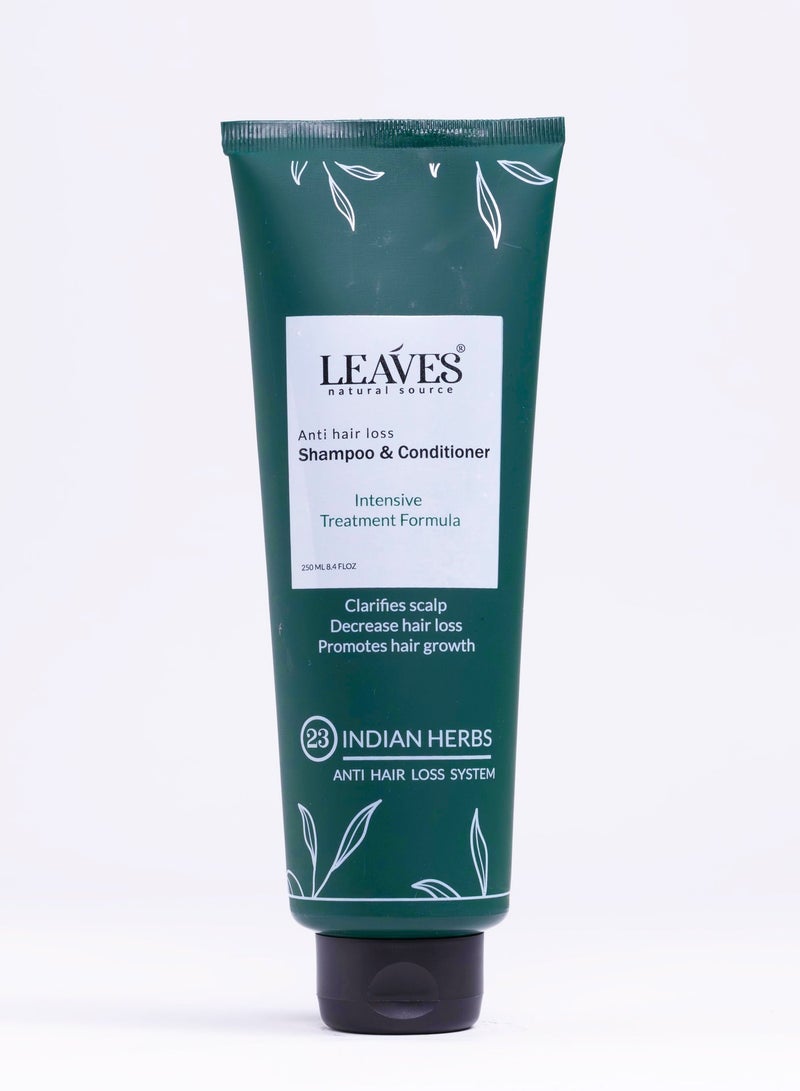 LEAVES Nourishing and Styling Hair Cream 200ml & Anti Hair Loss Shampoo & Conditioner 250ml Bundle - Image 3