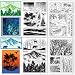 CHGCRAFT 4 Pcs Landscape Silhouette Pattern Clear Stamps Tree Branches Seaside Beach Silicone Stamp Seal for DIY Scrapbooking and Card Making Paper Craft Decor 63 43 Inch - Image 2