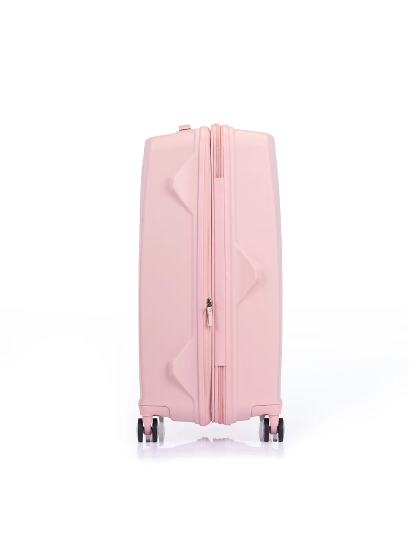 AMERICAN TOURISTER Argyle Suitcase, Check-In Size 68 cm / 25 inch, 4 Spinner Wheels, Hard Top, Polypropylene, Antique Pink|DuoSaf™ Security Zipper|Expandable|TSA 008 - 3 Years International Warranty