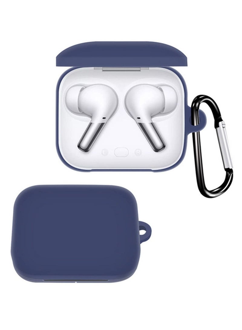Silicone Case for OnePlus Buds Pro Earphones Protective Cover for One Plus Buds Pro Bluetooth Headset Cases Coque with Carabiner - Image 1