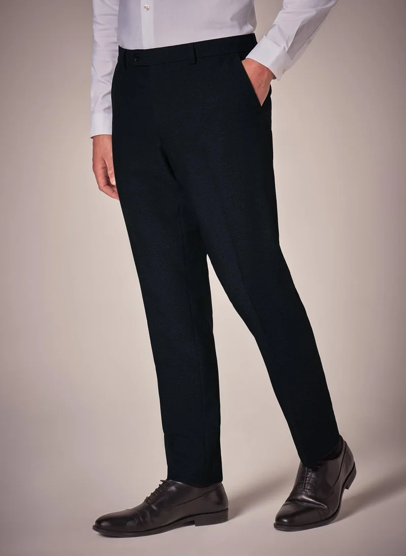 Matalan Taylor & Wright Vence Navy Tailored Trousers