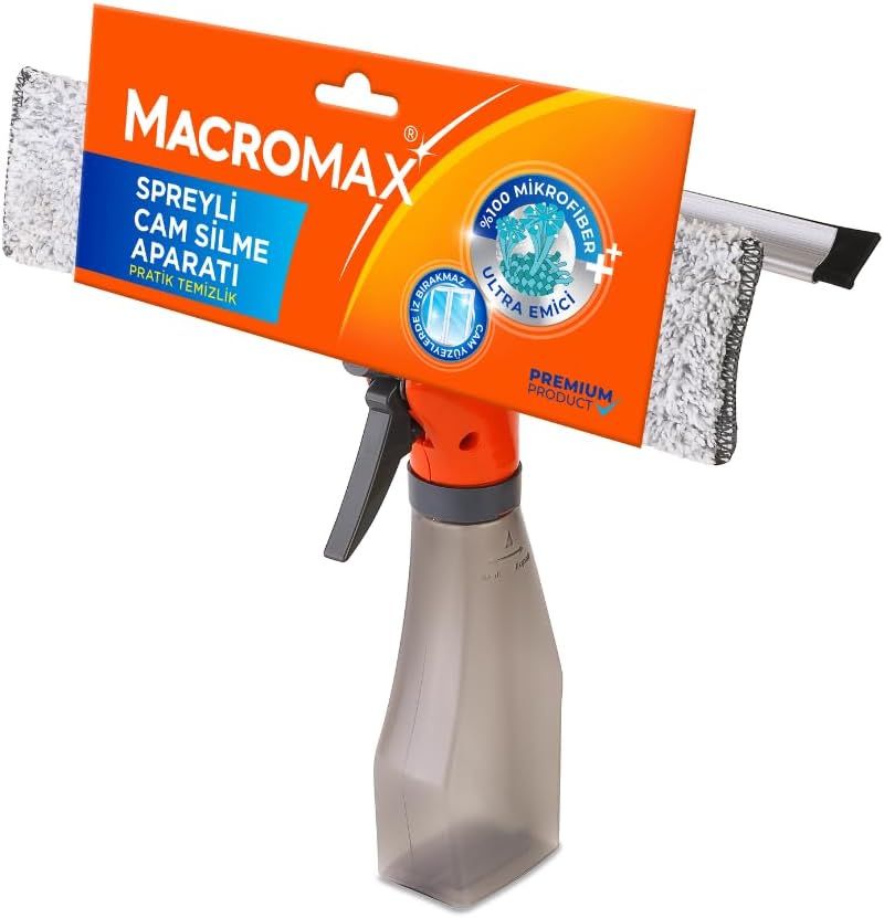 Macromax Window Cleaning Wiper – Streak-Free Glass & Mirror Cleaner with Ergonomic Handle - Image 1
