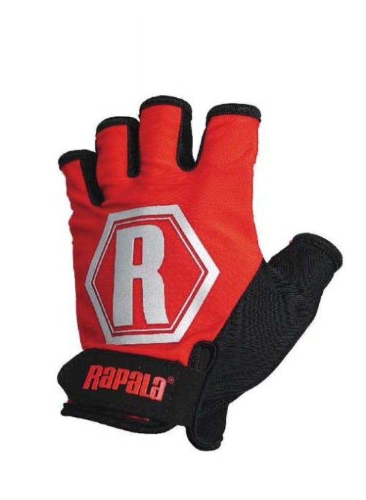 Rapala Tactical Casting Gloves Red M/L