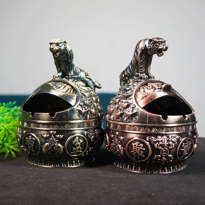 Metal Zodiac Cornucopia Ashtray Alloy Material Metal Crafts Home Decoration Tea Hall Office Gift - Image 5