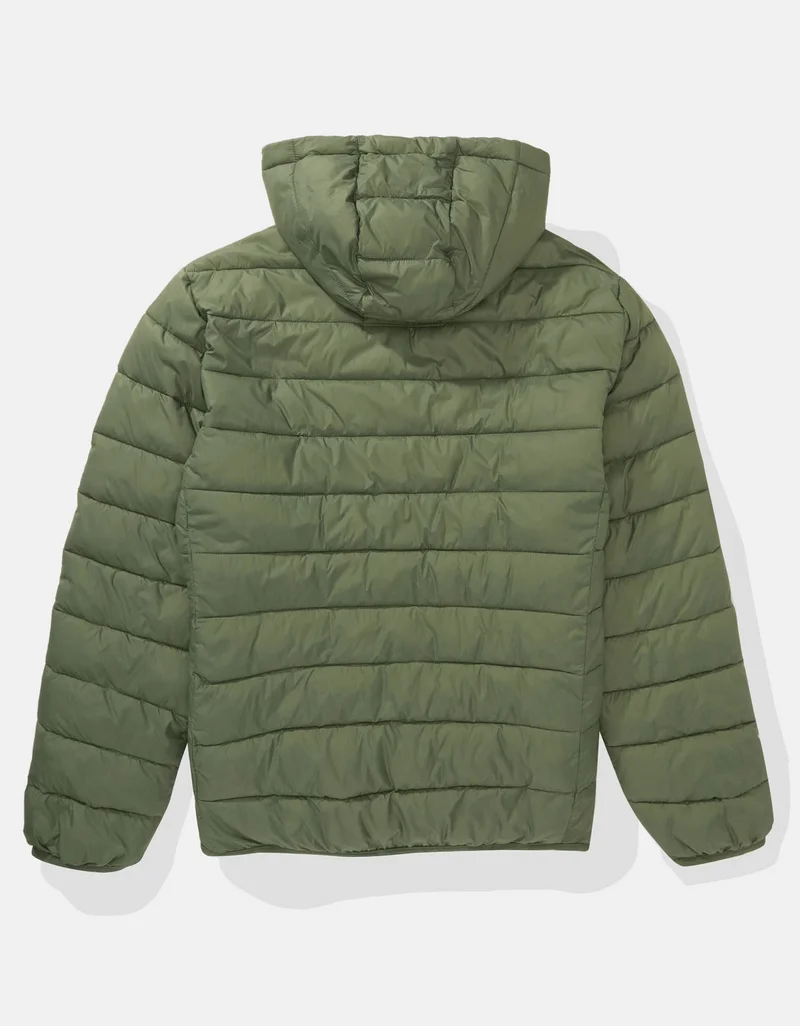 American Eagle Zip Through Puffer Jacket