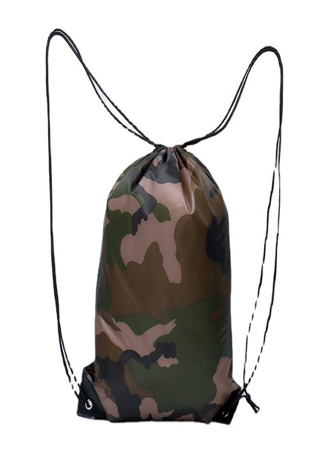 DraCra 3 Pack Party Favor Goodie Bags Camo Drawstring Bags Lightweight Camouflage Drawstring Backpack Army Cinch Bag for Birthday Party Hiking Camp Event Scout Troop Group Gym Sports Celebration - Image 3