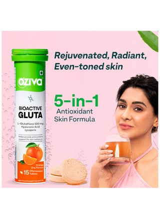 oziva bioactive glutathione review OZiva Gluta Fizzy-5 Potent Antioxidants | tablets For Skin Radiance & Glow | With Hyaluronic Acid, Lycopene, Astaxanthin - Orange zing, Pack of 2 (30 Tablets) | Best Price UAE 500ml sterile water fda warning letters peptides Quantity:Single Vial $90