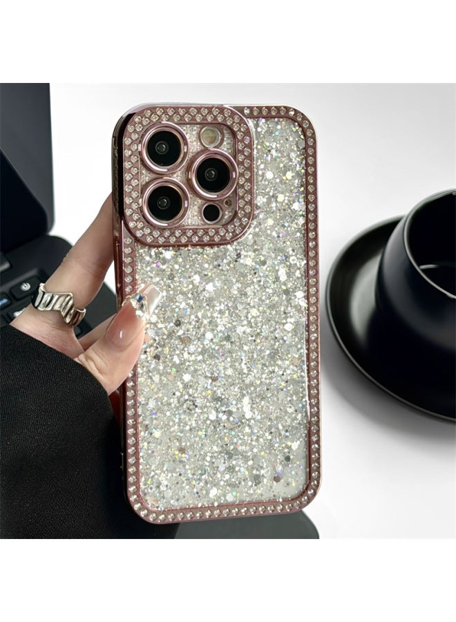 Premium Glitter With Drill For Apple Mobile Phone Case Light Luxury Niche Women Multiple Models Available 