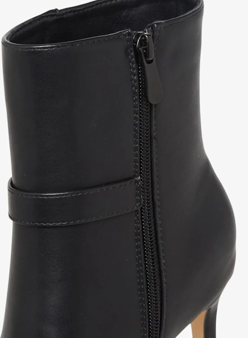 Flora Bella By Shoexpress Women Buckle Detail Ankle Boots